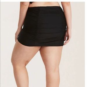 Torrid Ruched Swim Skirt